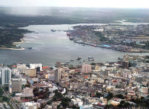 Dar-Es-Salaam i Tanzania.
